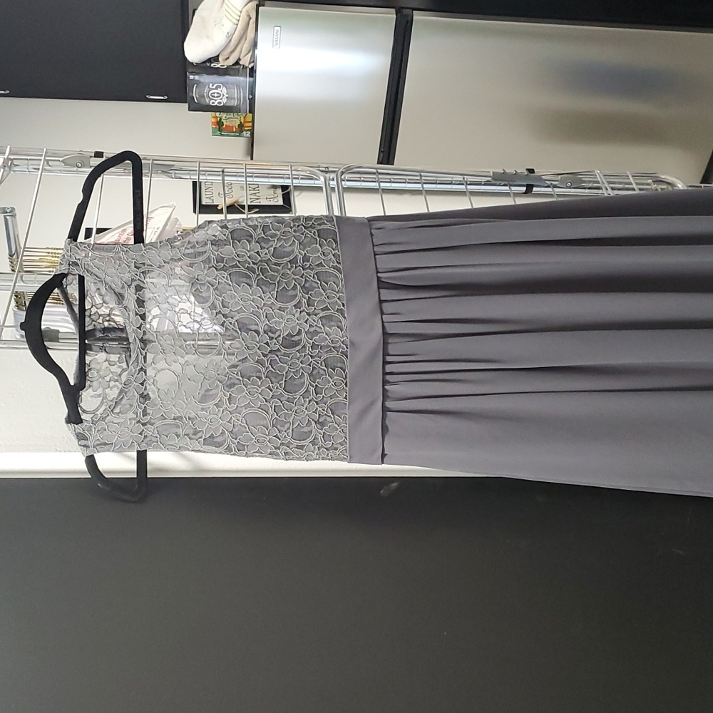 Pewter Bridesmaid dress